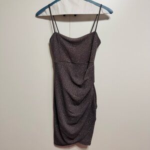 Grey Homecoming Dress